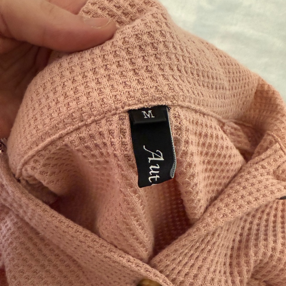 M Light Pink Jacket (Shacket) Automet Boutique - Picture 4 of 4